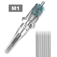BIGWASP Cartouches PMU transparentes de haute qualité Cartouche d'aiguilles de tatouage d'art corporel pour une utilisation permanente