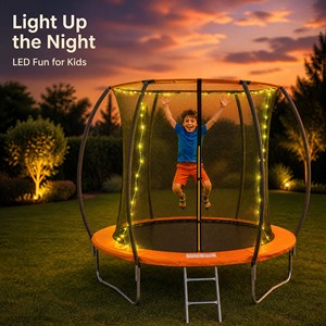 Filet de sécurité rond en PVC de haute qualité de <span class=keywords><strong>10</strong></span> pieds pour trampoline extérieur de jardin pour enfants et adultes - Product Image 4