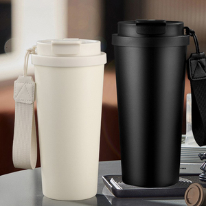 Hot Sale 600ml 20oz Double Wall Stainless Steel Vacuum Insulated Thermo Tumbler Leakproof <b>Reusable</b> Coffee <b>Mug</b> For Business Gifts - Product Image 4