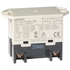 Omron Power <b>Relay</b> G7L-2A-BUB-J-CB-DC24 DPST-NO 24VDC 25A Screw Terminal Industrial Use - Product Image 1