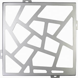 Aceplate nội thất tấm Tường trang trí nổi chạm khắc Ốp cho nhà hàng Mall hiện đại hợp kim nhôm bức tường rèm - Product Image 4