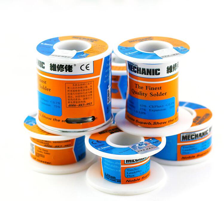 SYHY Mechanic, печатная плата, Оловянно-свинцовый канифольный сердечник, припой, проволока 0,8 мм, 150 г, катушка флюса 2%, линия сварки