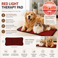 Coussin de thérapie rouge et proche infrarouge 800x360mm avec 210 LED pour le soulagement de la douleur et les soins corporels - Fabricant sur mesure en marque blanche