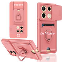 Coque arrière magnétique multifonction Lichicase avec support coulissant pour appareil photo pour Infinix Note 40 Pro+ – Accessoires de téléphonie mobile
