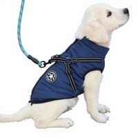 Chaleco Reflectante de Lujo 2 en 1 para Perros, Chaqueta de Invierno Cálida con Forro Polar, Abrigo de Algodón para Mascotas, Parka Profesional para Cachorros al Aire Libre, Venta al Por Mayor