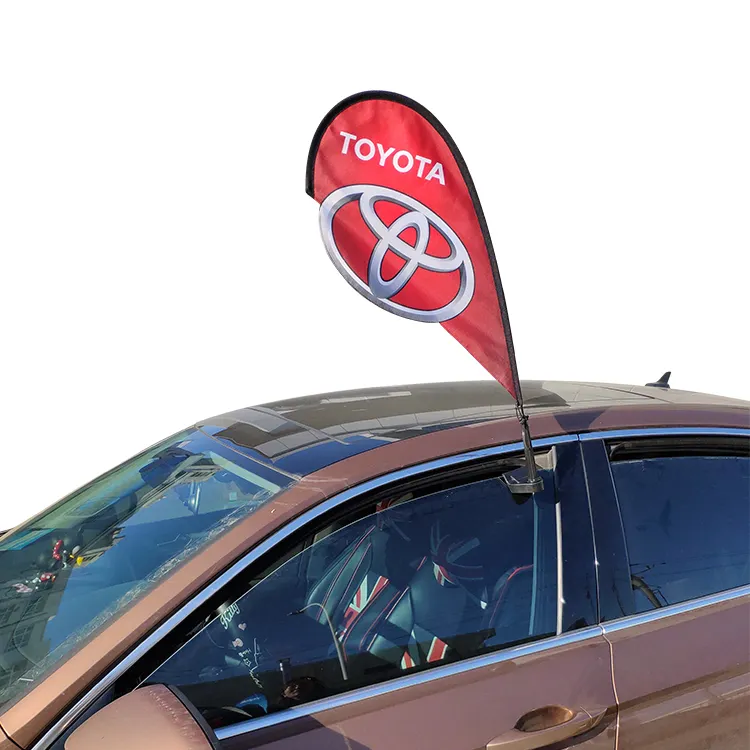 Car Promotion Advertising teardrop flag Favoshow Display manufacturer