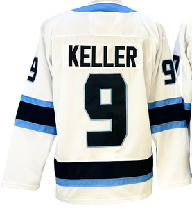 2025 nuove maglie cucite all'ingrosso maglia di Hockey su ghiaccio della squadra americana 93 Demidov 20 Aho 23 Knies 9 Keller 19 Tkachuk accetta su misura - Product Image 6