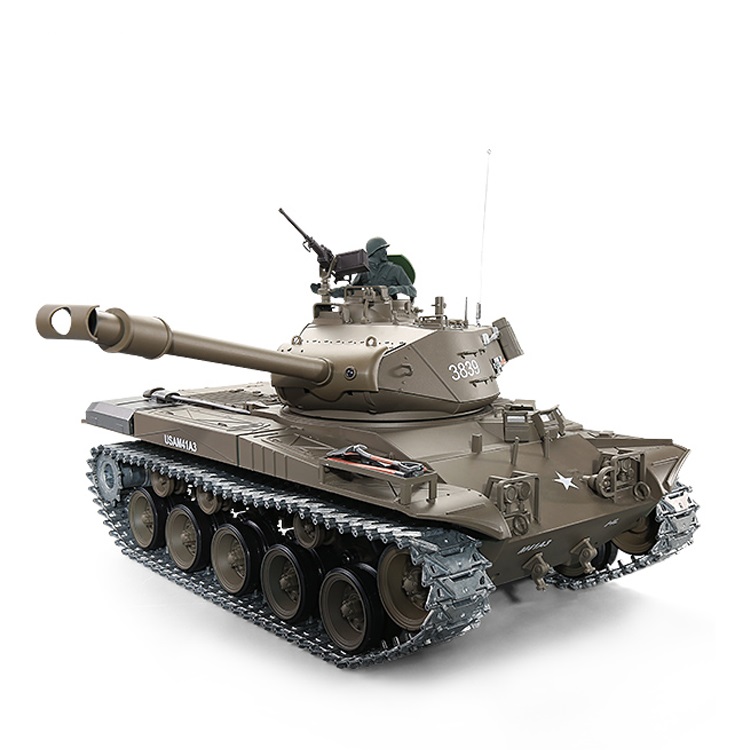 ヘンロン 1/12 RCバトルタンク Henglong Tank 3839-1 M41A3 2.4G 1:16プラスチック/金属製タンク