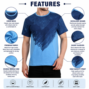 เสื้อยืดผู้ชายแบบมืออาชีพ ผ้าฝ้าย 100% น้ำหนักเบา ทนทาน ระบายอากาศได้ดี แห้งเร็ว ชุดแฮนด์บอล ชุดกีฬา ขายส่ง - Product Image 5