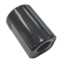 Boîtier de cylindre en alliage d'aluminium usiné CNC de haute précision, coque cylindrique personnalisée avec extrémité filetée pour appareil électronique OEM