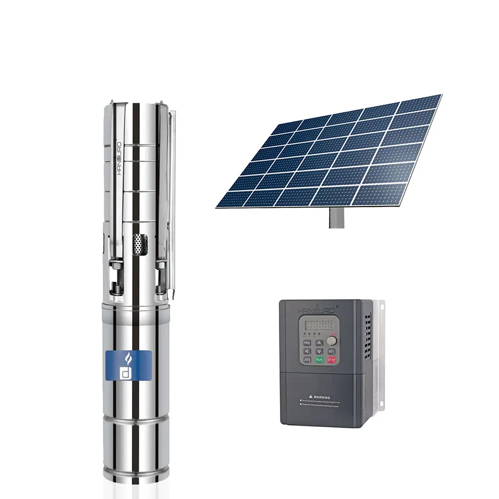 HD-4SSC5-67-220-750-A/D portable kenya 4 inch solar photovoltaic pump ac/surface solar booster water pump