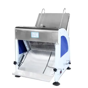 Commercial stainless steel full automatic industrial new adjustable bread slicing machine 11mm 12mm toast bread slicer cutter