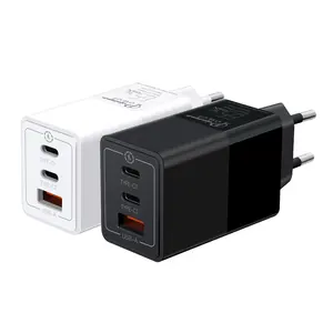 universal 65w 2c1a 2 type c 1 usb a 3 ports fast charging pd gan travel charger adapter for iphone samsung huawei