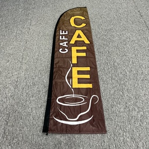 Biểu Ngữ Bãi Biển 70*330Cm Cho 4.5M Cột Cờ Tùy Chỉnh Quảng Cáo Ngoài Trời Lông Cờ Dấu Hiệu Hai Mặt In Chỉ Cờ - Product Image 6