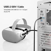 Cable de Conexión BENFEI de 16 Pies Compatible con Oculus/Meta Quest 3, Quest2/Pro/Pico 4 Accesorios y PC/SteamVR