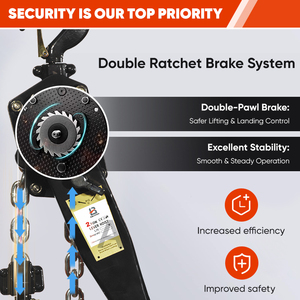 รอกโซ่แบบมือโยก 1 ตัน * 1.5 เมตร รอกโซ่แบบดึง - Product Image 6