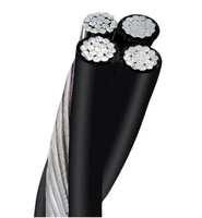 Quadruplex שירות זרוק אלומיניום מנצח XLPE מבודד עבור אספקת 3-שלב כוח ICEA S-76-474