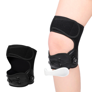 KS-2315 # Genouillère à bouton réglable avec système d'ajustement BOA, coussinet en silicone pour la stabilité des tendons et des rotules - Product Image 3