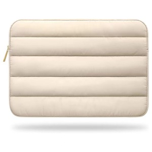 Funda Impermeable para Portátil con Acolchado para <span class=keywords><strong>MacBook</strong></span> <span class=keywords><strong>Pro</strong></span> de 14 Pulgadas, Air 15 /Dell/HP//Huawei, Funda de Tela de Algodón para Portátil - Product Image 1