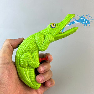 Unico Mini in plastica coccodrillo pistola ad acqua per bambini-giocattolo da gioco con disegno di animali da cartone animato-pistola ad acqua come regalo - Product Image 1