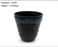AILECAR Cache-poussière universel en caoutchouc découpable pour phares LED/HID (réaménagement)