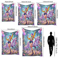 Couverture en flanelle ChamXue, style coréen K-Pop, motif chasseurs de sorcières, couverture de sieste en flanelle, mignonne, quatre saisons, douce