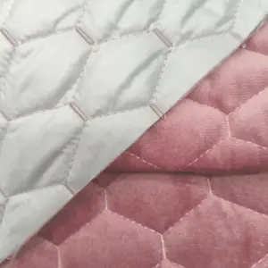 Örme Polyester renkli şerit kadife ucuz kadife döşemelik kumaş stokta kanepe kılıfı mobilya için