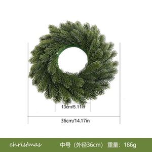 Wholesale Customized Factory Price Christmas Decorations 60cm Artificial Christmas <b>Wreath</b> Commercial - Product Image 1