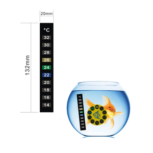 Измерение температуры в помещении в режиме реального времени жидкокристаллический термометр пластиковый аквариум детектор температуры воды - Product Image 3