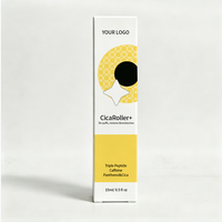 Sérum roulant pour les yeux 2,5 % caféine et peptides, effet rafraîchissant, anti-âge, réduit les rides, hydratant, tout-en-un