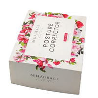 Boîte rectangulaire avec base et couvercle en carton gris, personnalisable, prix négociable, avec fermeture magnétique