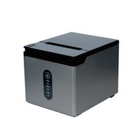 Imprimante thermique de reçus POS 80 mm avec coupe automatique USB/LAN/ 230 mm/s 203 DPI Garantie 1 an Multi-OS pour restaurant, cuisine et stock
