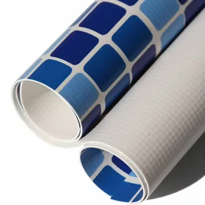 Popular Various Mosaic Color Pool Foil Plastic Wrinkle Resistant Waterproof PVC Swimming Pool Liner Tarpaulin