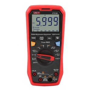 มัลติมิเตอร์ดิจิทัล UNI-T รุ่น UT61B+ จอแสดงผล LCD 6,000ค่าวัด AC สูงสุด1,000V ค่า RMS แท้ช่วงวัดอัตโนมัติทดสอบความจุไฟฟ้าสูงสุด60mF - Product Image 3