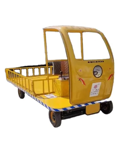 Großhandel-Rad Schwergewicht-Elektro-Güter-Transport-Wagen für Baustelle Landwirtschaftliche Materialien Transport Elektro-Flatwagen