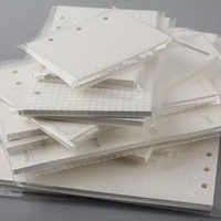 Stock A5 A6 A7 Feuilles mobiles Recharge de bonne qualité Page intérieure Hebdomadaire Mensuel à faire Ligne Dot Grille Papier pour cahier