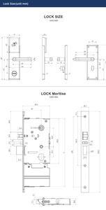 UL ta UL paslanmaz çelik kasa elektronik kart anahtar RFID erişim kontrolü ücretsiz yönetim yazılımı ile otel kapı kilidi - Product Image 6