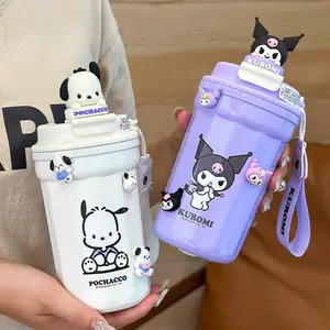 BoTu My Melody Kuormi 480ml Thermos Tasse Bouteille D'eau 316 En Acier Inoxydable Tasse À Café Anime Kawaii Étudiant Cadeau De Noël