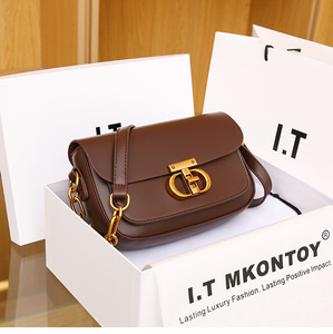 Bolso cruzado de mujer de moda con hebilla geométrica y forro de poliéster para comercio transfronterizo - Product Image 4
