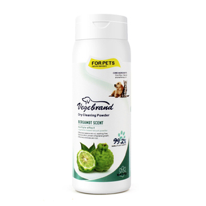 Etiqueta privada al por mayor fragancia de fruta personalizada 150G Pet Dry Wash Powder Cleaning Powder Wash Free Bath Shampoo <span class=keywords><strong>para</strong></span> perros <span class=keywords><strong>gatos</strong></span> - Product Image 4