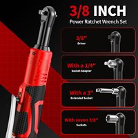 Clé à cliquet sans fil 18 V de haute qualité, portable, pour la maison, 3/8 pouces, au lithium, de qualité industrielle, outil de serrage électrique sans fil