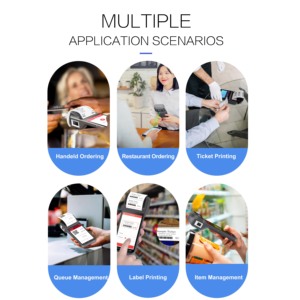 Thiết Kế Hàng Đầu Hệ Thống POS Z92 Android Thiết Bị Đầu Cuối Pos Cầm Tay Di Động Với Máy In Nhãn Nhiệt Máy Quét Mã Vạch - Product Image 6
