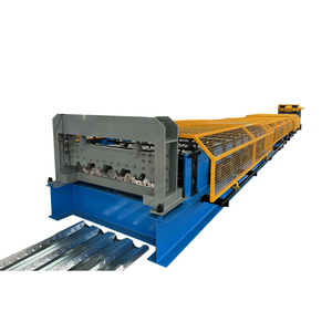 Thép đẹp sàn sàn tấm cán froming máy với hộ Lan tôn sóng - Product Image 6