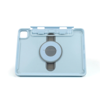 Étui en cuir PU + acrylique à rotation 360° avec clavier pour iPad, fabriqué sur mesure par Keysco Factory, bon marché et de bonne qualité
