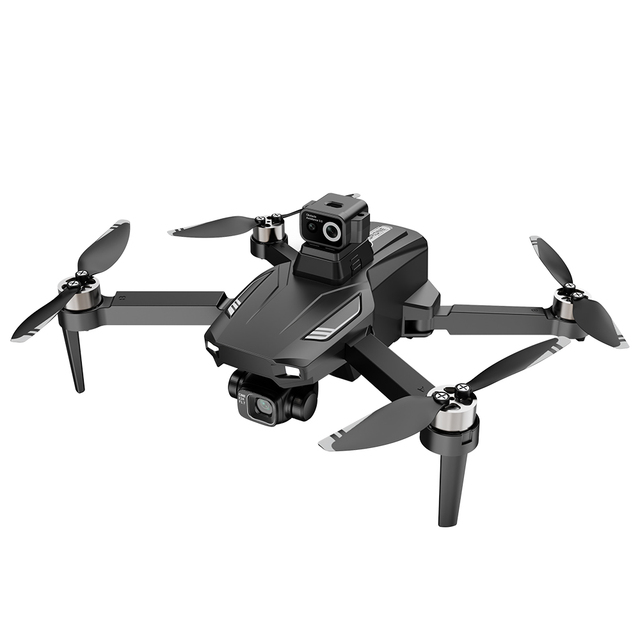 F204 Drone with 4K ESC Dual Camera GPS 25min Flight Brushless Motor Intelligent Obstacle Avoidance 4.3-inch Screen Controller 5G