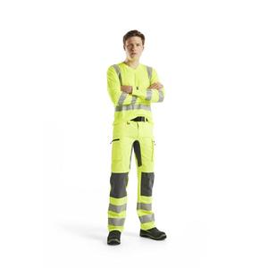 BLAKLADER - 3383101133004XL Camiseta de manga larga UV de alta visibilidad Amarilla-EAN 7330509379899 ROPA DE TRABAJO DE LA HI-VIS - Product Image 3