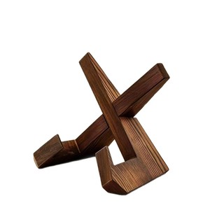Wooden Menu Rack Solid Wood Desktop <b>Stand</b> For Books And Miscellaneous Items - Product Image 1