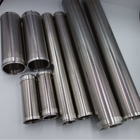 Tube filtrant en acier inoxydable 304 316 à profil Johnson, en fil de fer torsadé, pour le contrôle du sable dans les puits d'eau et la forage