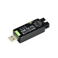 Waveshare Endüstriyel USB'den TTL'ye Dönüştürücü FT232RL Hindistan Diğer Tip Çoklu Koruma Siyah Plastik