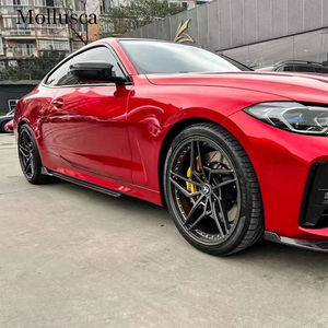 Faldones Laterales Estilo Serie 4 G22/G23, Faldones Laterales de Fibra de Carbono Auténtica, Alerones Laterales 2020-2025 - Product Image 6